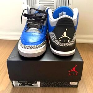 Jordan’3 Retro Varsity Royal Cement Men's size 9.5